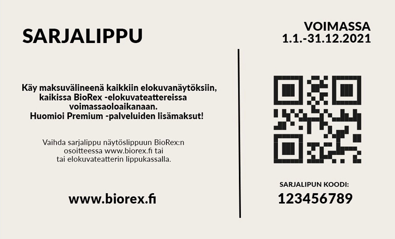 	 5 kpl Sarjalippupaketit. Lippupaketteja rajoitettu määrä!