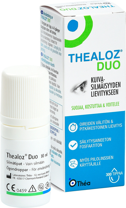 Thealoz Duo kosteuttava ja voiteleva silmätippa 10 ml 