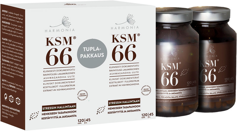 KSM66 tuplapakkaus