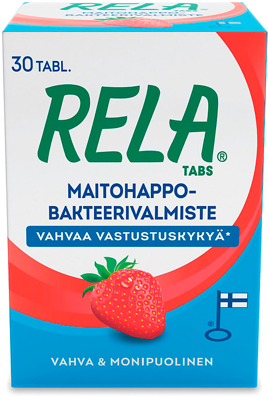 Rela Tabs mansikka 30 tabl.