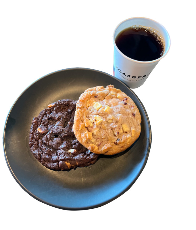 Cookie ja suodatinkahvi/tee 