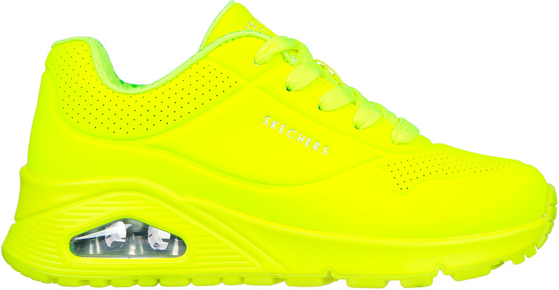 SKECHERS UNO GEN1 - NEON GLOW, Girl.  Air-Cooled MF, Skech-Air
