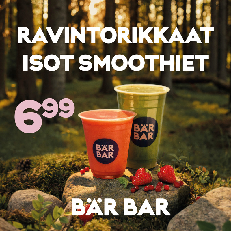 Ravintorikkaat isot smoothiet 