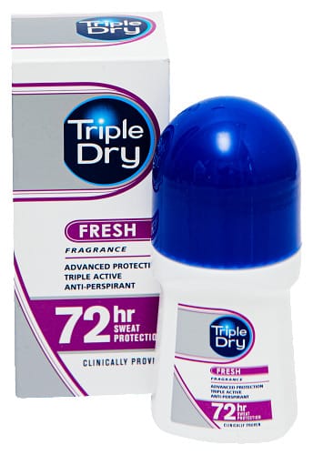 Triple Dry Fresh 72h Roll-On -antiperspirantti tuoksulla 50 ml