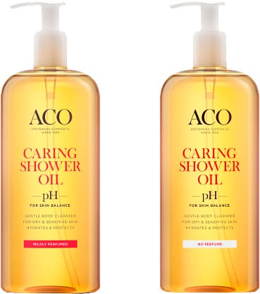 ACO Body Caring Shower Oil 400 ml, hajustettu tai hajusteeton