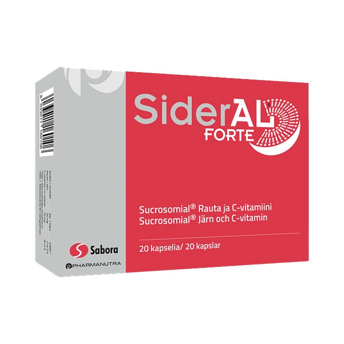 SiderAl Forte 30mg 20 kapselia
