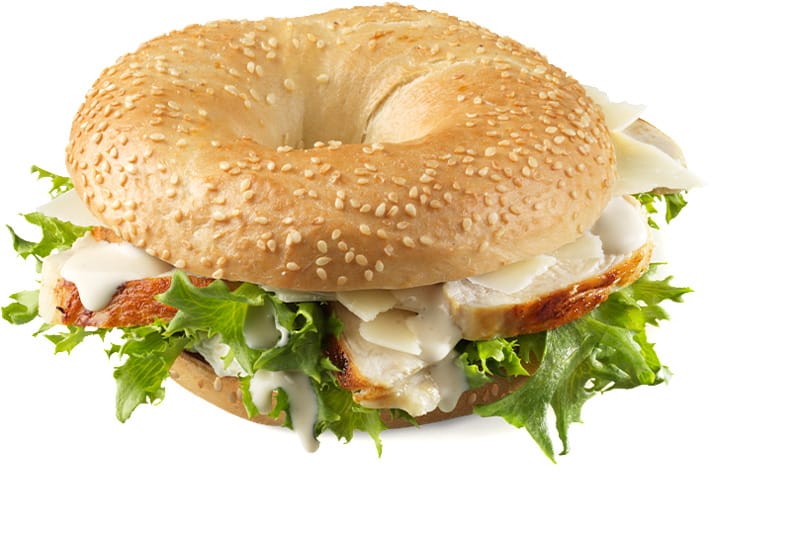 Chicken Caesar Bagel