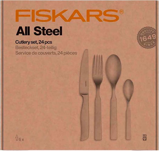 All steel -aterinpakkaus, 24 osaa