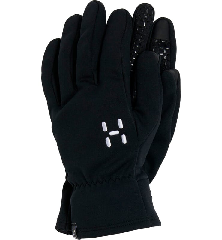 Haglöfs Bow. Tuulenpitävät ja vettähylkivät hanskat, vuoraus microfleeceä, koot 7-11. 