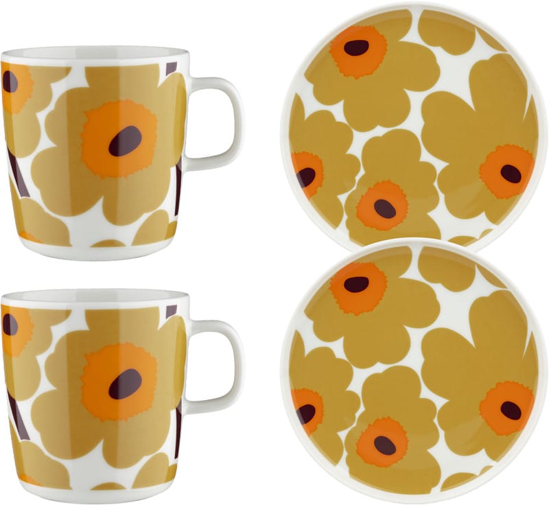 Oiva/Unikko-aamiaissetti, syksyn sisustuspäivitys