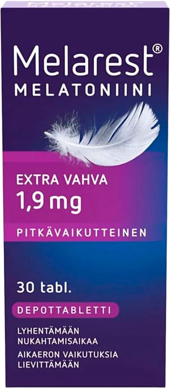 Melarest 1,9 mg pitkävaikutteinen 30 tabl.