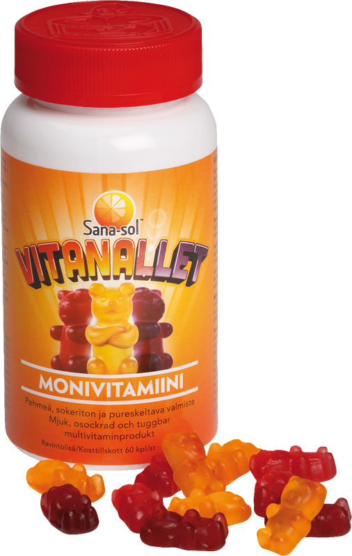 Sana-Sol Vitanallet 60 kappaletta