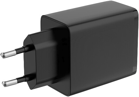 Usb-c x2 -laturi 45w. Väri: musta
