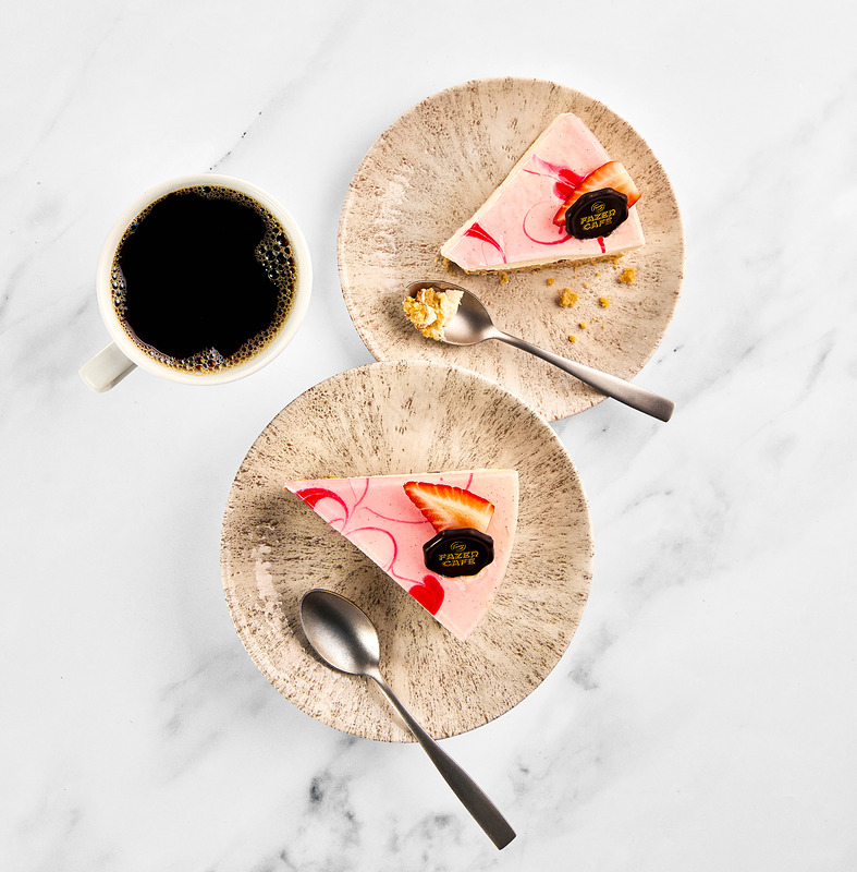 Mansikkajuustokakku&fazer blend