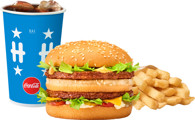 VEKE®-kasviskerroshampurilaisateria 