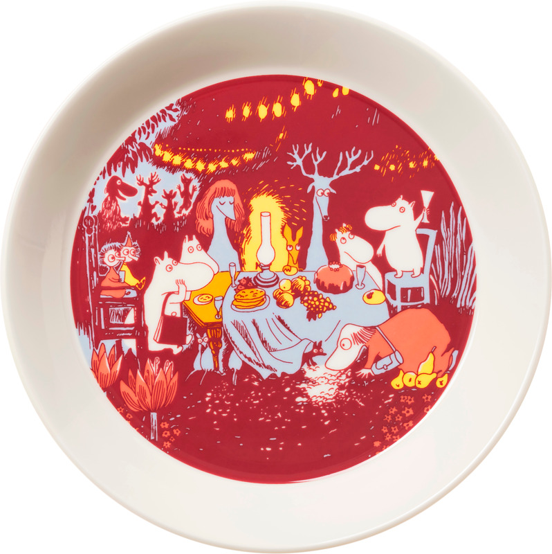 Muumi-lautanen 19 cm Juhlan aika