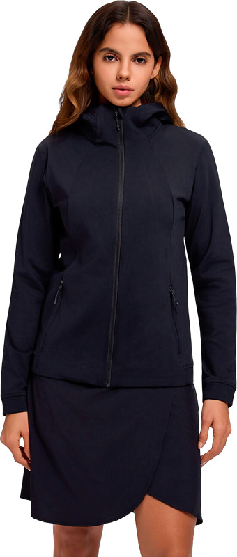 Rukka Patoja tekninen huppari naisille treeniin ja vapaa-aikaan. Värit pinkki ja musta.