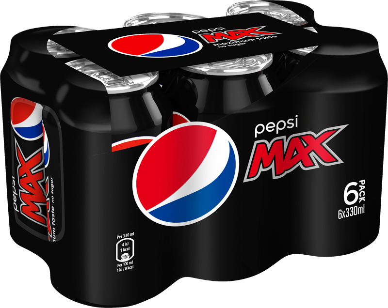 Pepsi max 0,33l 3x6-pack - rajoitus 2 erää /talous