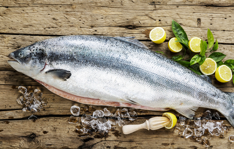 Kokonainen tuore Lohi - rajoitus 2 kalaa/ talous