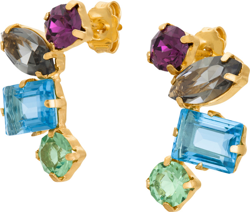 Mood kullatut hopeiset korvakorut (20151747)