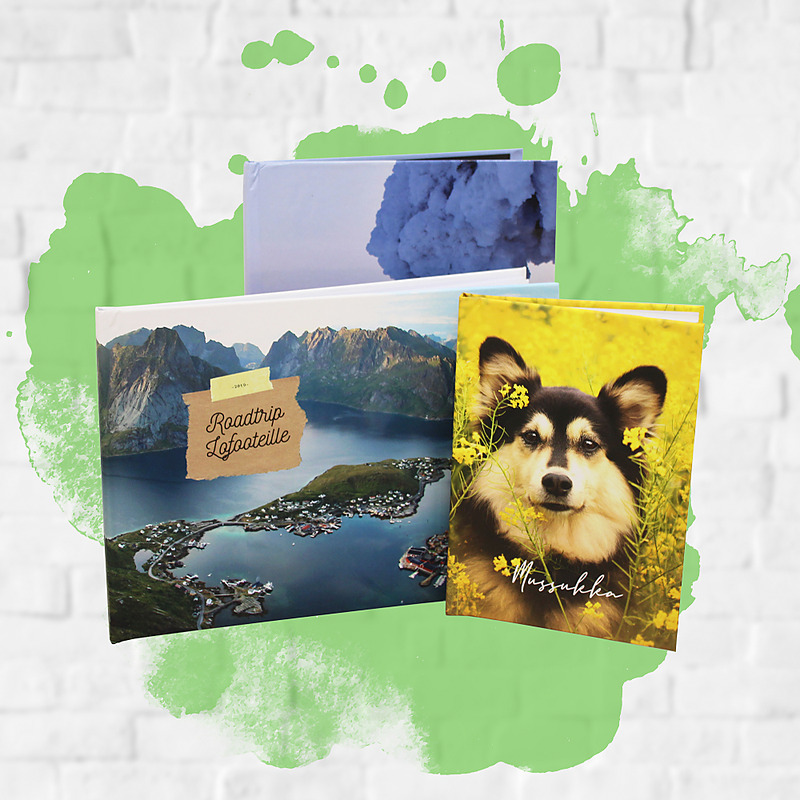 A4 kuvakirjat pysty tai vaaka