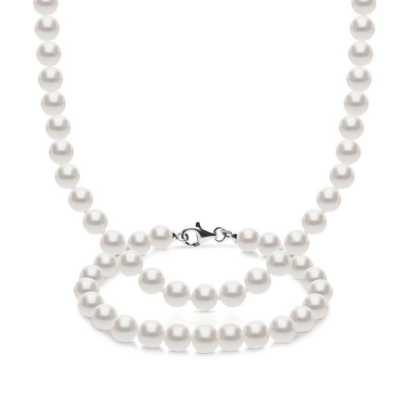 Kaula- ja rannehelminauhat makeanveden helmillä 