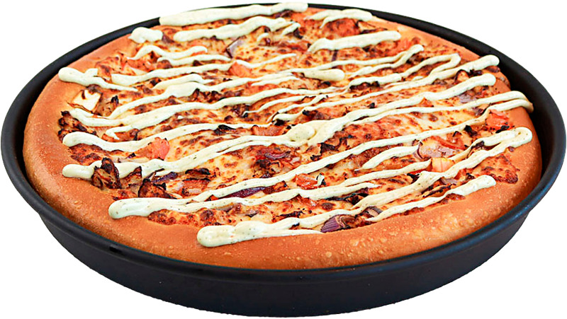 Favorites Large Pan pizzat. Vaihtoehtoina mm. Supreme, Meat Feast ja Fantasia