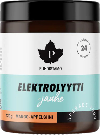 Puhdistamo Elektrolyyttijauhe, Mango-appelsiini, 120 g