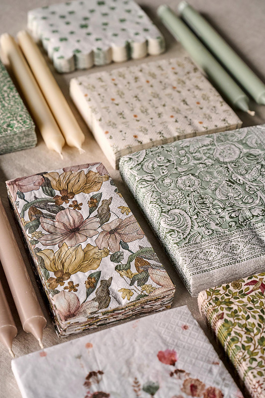 Jäsentarjous: Kaikki kynttilät ja paperiservetit