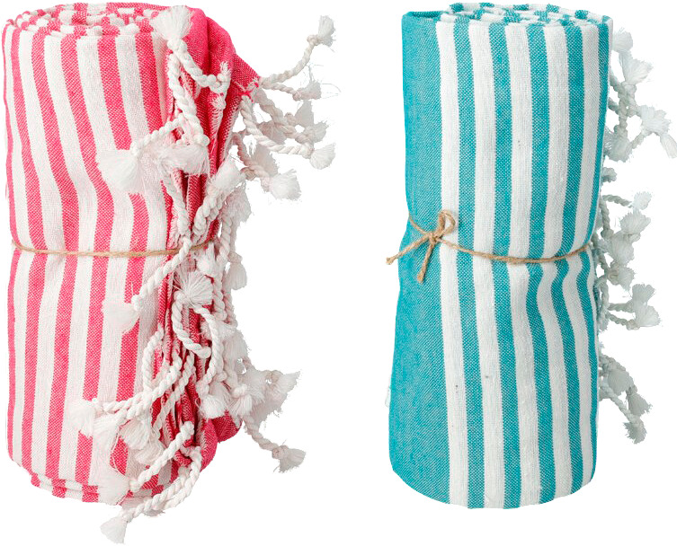 Värikäs Hamam-pyyhe 90 x 170 cm