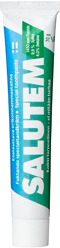 Salutem-hammastahna 0,15 % F 70 ml