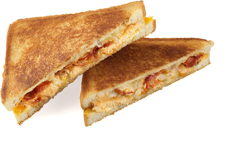 Spicy Chicken Bacon Toast