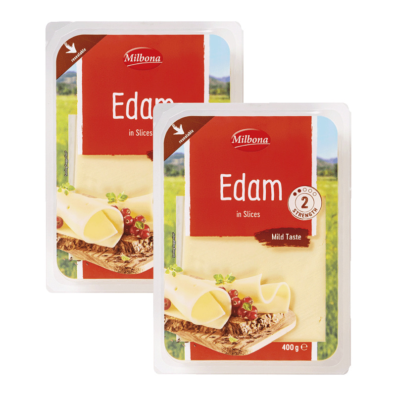 Edamviipaleet 400 g -24 %, 6,25 €/kg, 24 % rasvaa, kätevä pakkaus