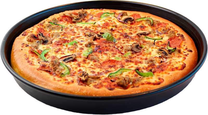 Favorites Large Pan -pizzat, mm. Supreme, Meat Feast ja Fantasia