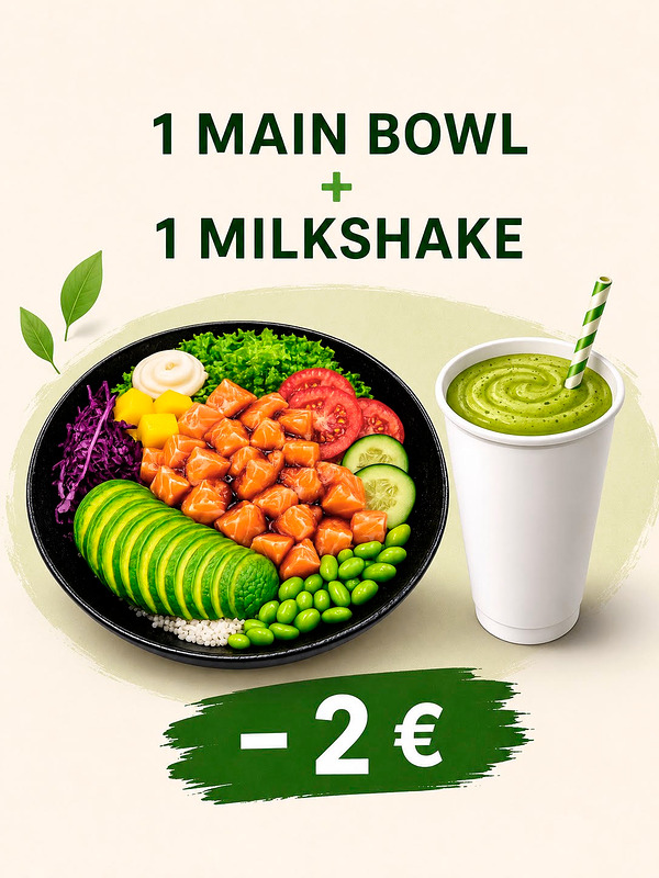 1 Bowl & 1 milkshake