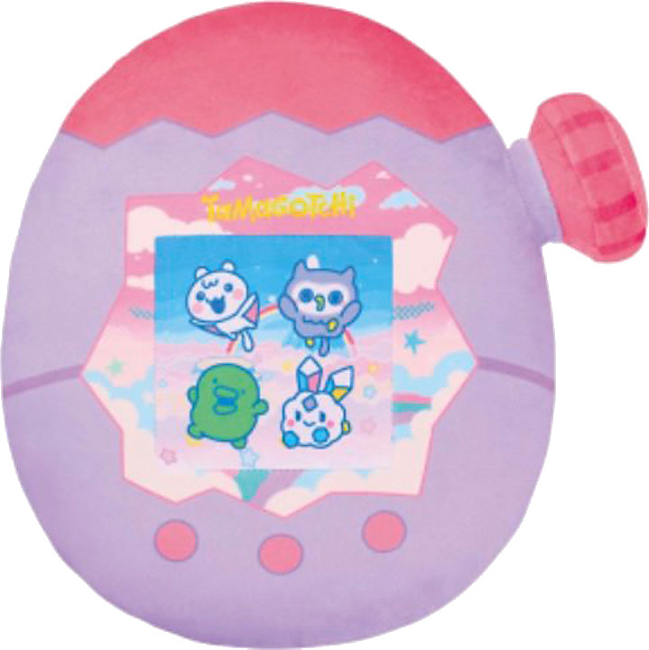 Tamagotchi Paradise Assorted Toy 23 cm. Tamagotchin mallinen, ihanan pehmeä pehmolelu.