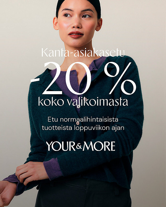 Kanta-asiakasetu koko normaalihintaisesta valikoimasta